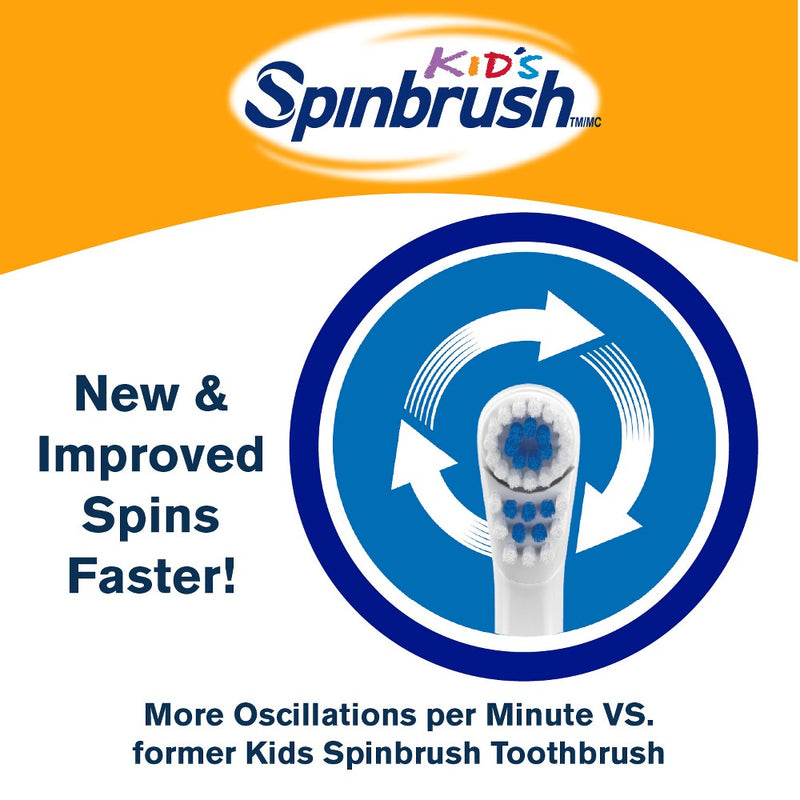 Spinbrush Mario Kids Electric Toothbrush