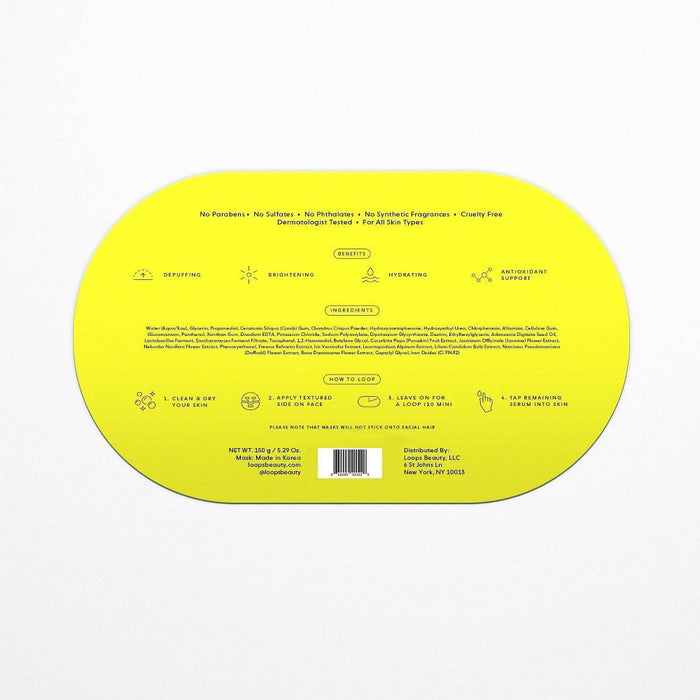 LOOPS Sunrise Service Brightening Mask - 1.058oz