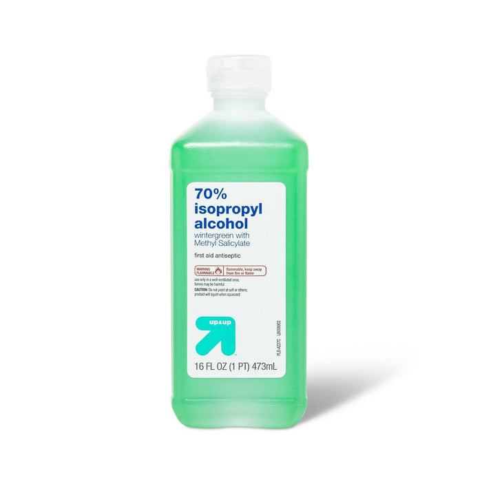 Isopropyl 70% Alcohol Antiseptic - Wintergreen scent - 16oz - up & up