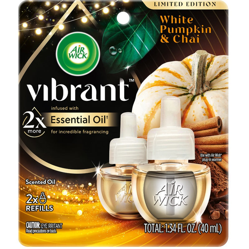 Air Wick Scented Oil Air Freshener - White Pumpkin Chai Latte - 1.34 fl oz