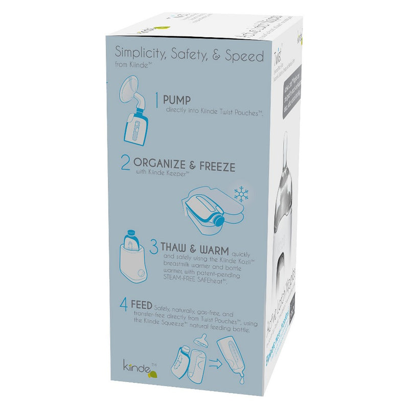 Kiinde Active Latch Silicone Baby Bottle Nipples - Slow - 2ct