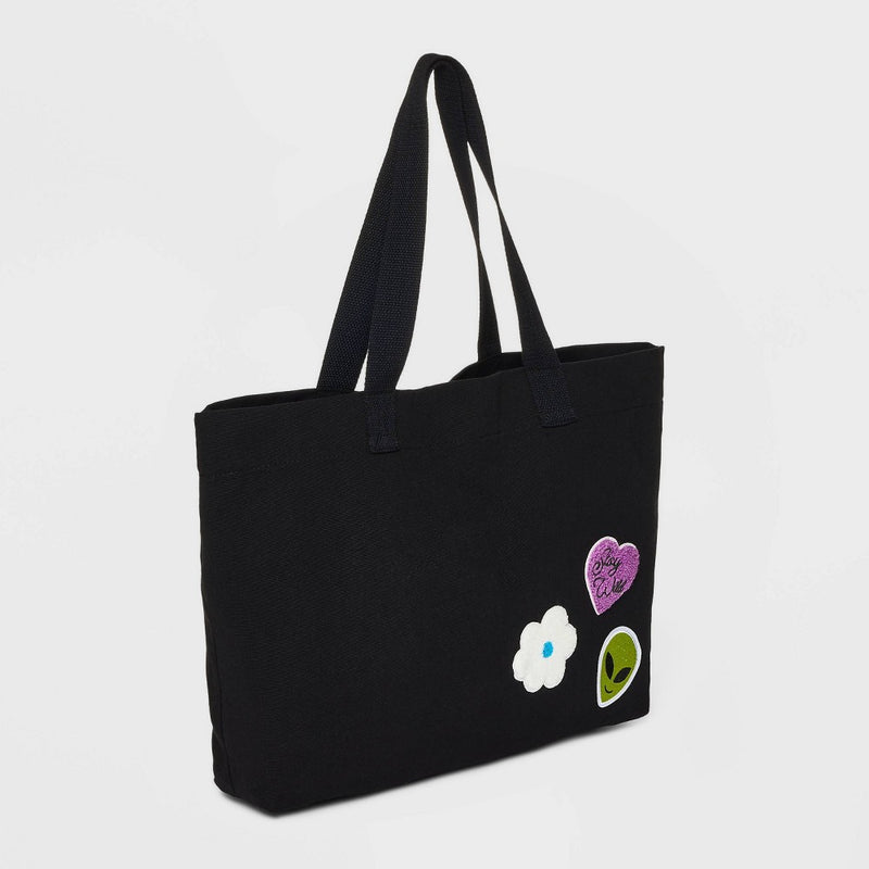 Large Value Tote Handbag - Wild Fable Black