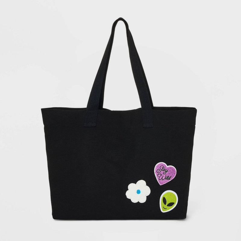 Large Value Tote Handbag - Wild Fable Black