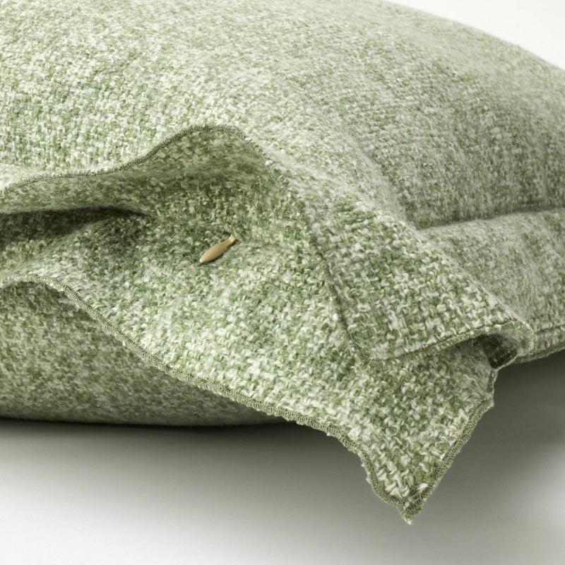 Oversized Heather Square Throw Pillow Sage/Cream - Threshold designed with Studio McGee (LOCAL PICKUP ONLY)