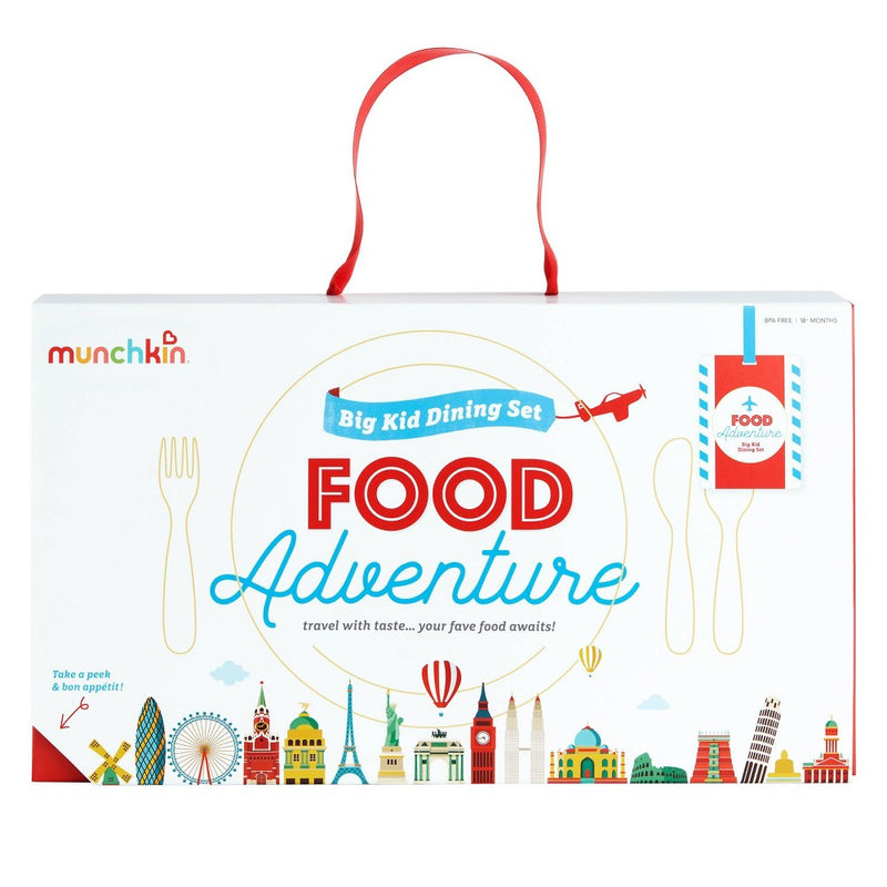 Munchkin Food Adventure Dining Set - Purple - 4ct