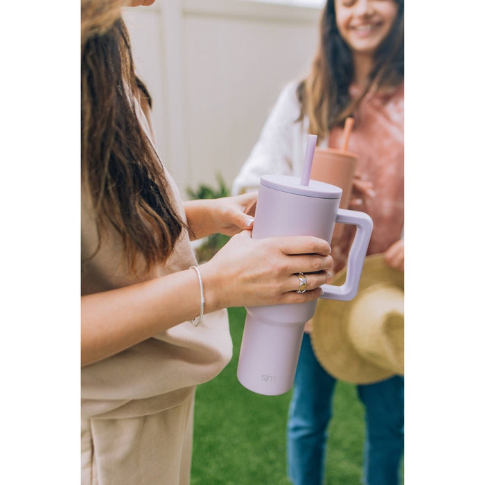 Simple Modern Trek 40oz Stainless Steel Lidded Tumbler Powder Coat Lavender Mist