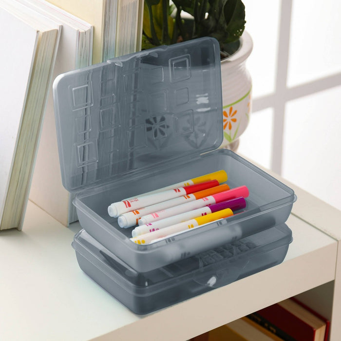 Sterilite Pencil Box - Gray