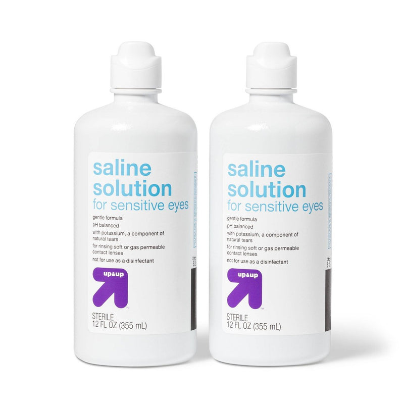 Saline Solution for Sensitive Eyes - 24 fl oz - up & up