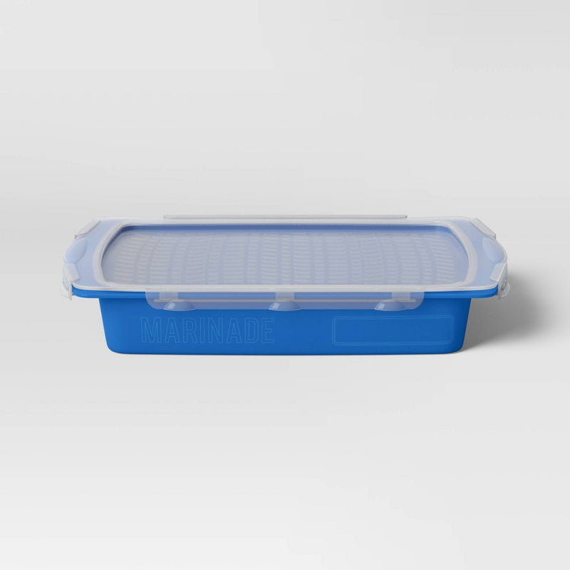 Flip & Flavor Grill Marinade Tray Blue - Room Essentials