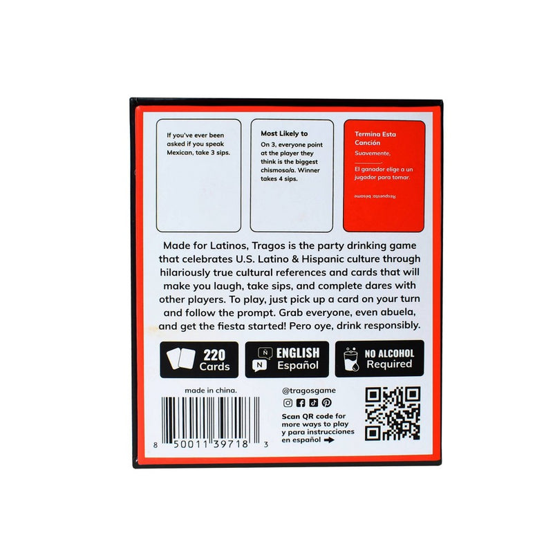 Tragos Games Tragos Latino Party Card Game