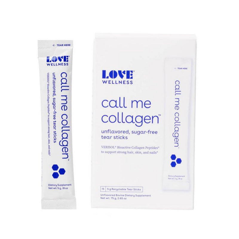 Love Wellness Call Me Collagen for Stronger Hair, Skin & Nails - 15ct