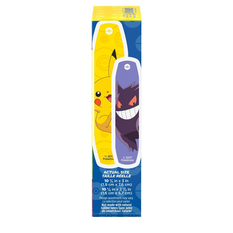 Pokemon Band-Aid Brand Adhesive Bandages Pokemon - Assorted Sizes - 20ct