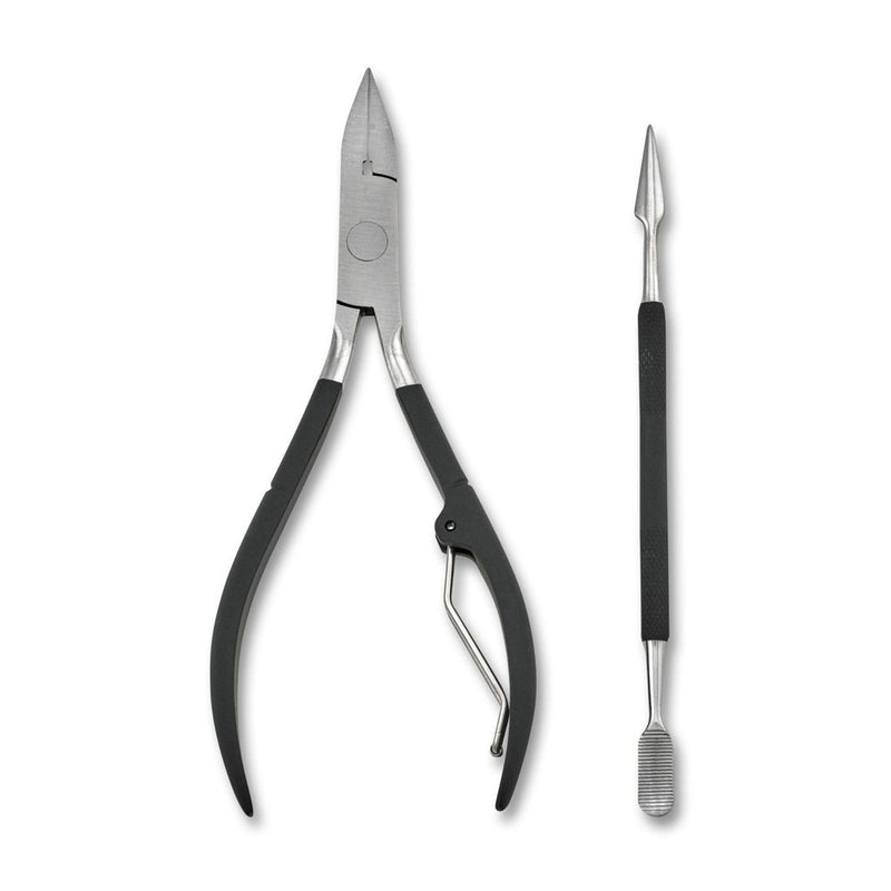 JAPONESQUE Toenail Clipper & Cuticle Pusher Soft Touch