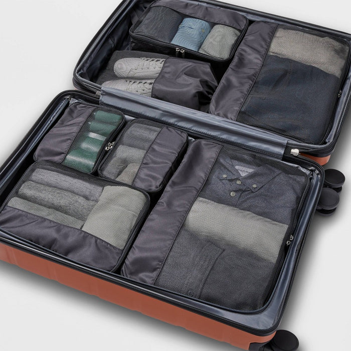 7pc Packing Cube Set Black - Open Story