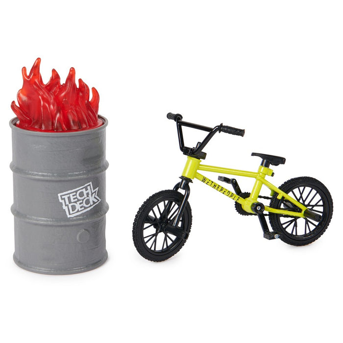 Tech Deck BMX Freestyle Hits - Finger Bike with Freestyle Obstacle - Wethepeople Bikes - Brown/Black