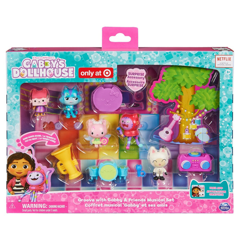 Gabby's Dollhouse Groove with Gabby & Friends Musical Playset