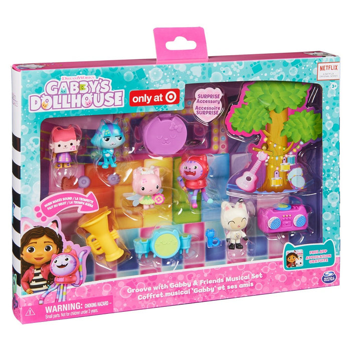Gabby's Dollhouse Groove with Gabby & Friends Musical Playset