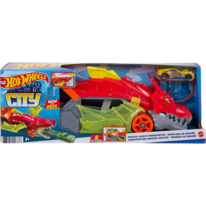 Hot Wheels Dragon Launch Transporter Vehicle