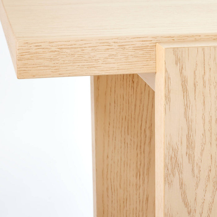 Bleached Oak Console Table Natural Wood - Threshold designed with Studio McGee (LOCAL PICKUP ONLY)