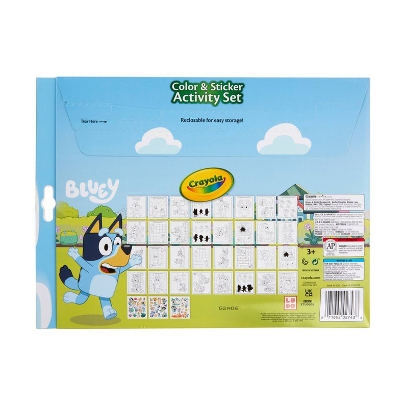 Crayola Bluey Color & Sticker Activity Set