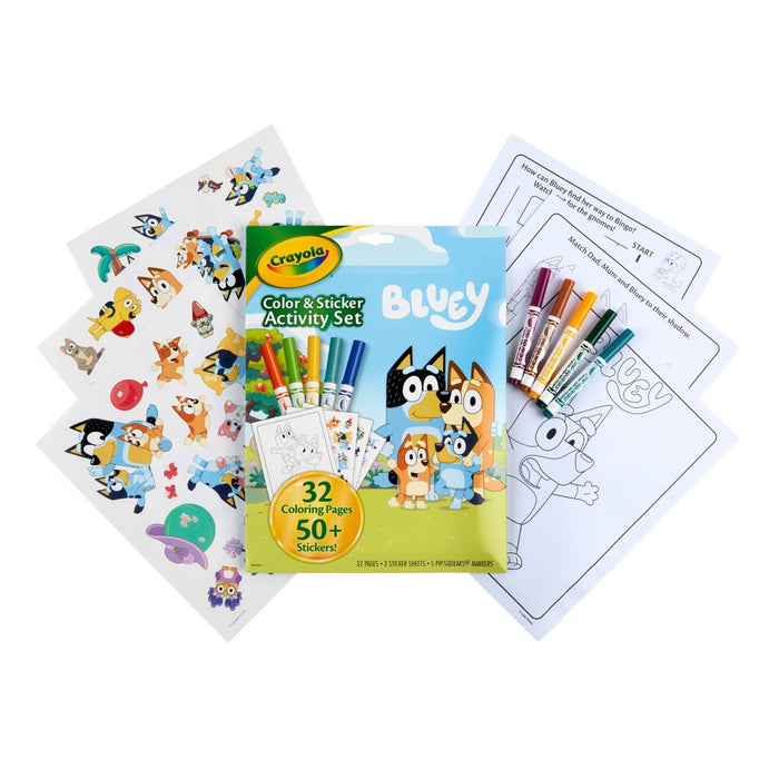 Crayola Bluey Color & Sticker Activity Set