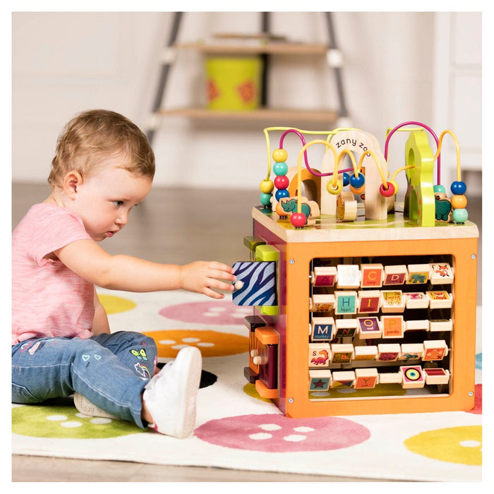 B toys Zany Zoo Wooden Activity Cube (LOCAL PICKUP ONLY)