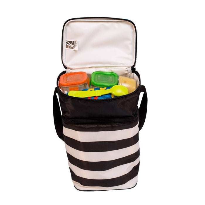 J.L. Childress Six Bottle Cooler - Black Stripe - 30qt