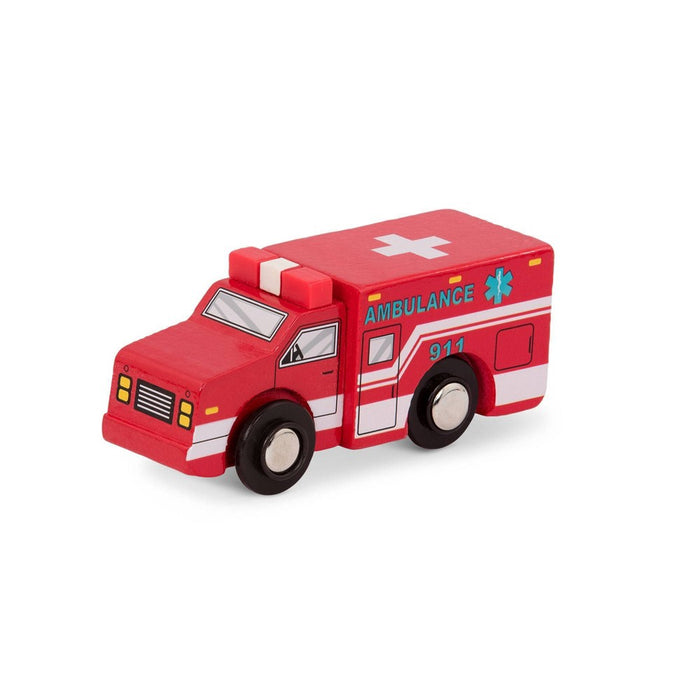 B. toys Wooden Toy Vehicle - 1 of 10 SURPRISE! - Wood & Wheels