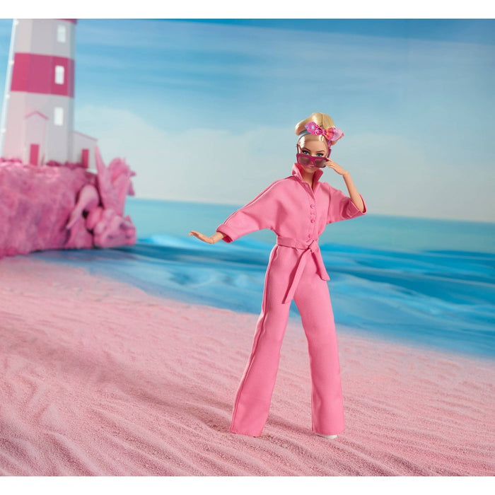 Barbie The Movie Collectible Doll Margot Robbie as Barbie in Pink Jumpsuit