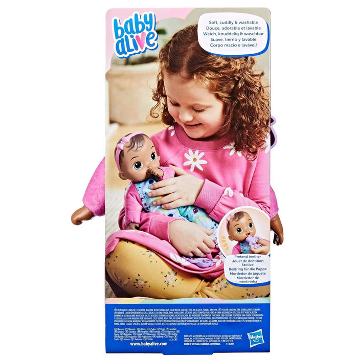 Baby Alive Sweet 'N Snugglier Baby Doll - Brown Hair/Brown Eyes