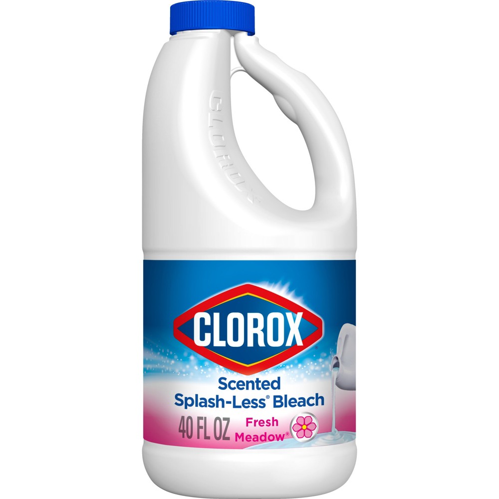 Splash Less Girrafe Clorox Splash-Less Liquid Bleach - Fresh Meadow - 40 fl oz — Total ...