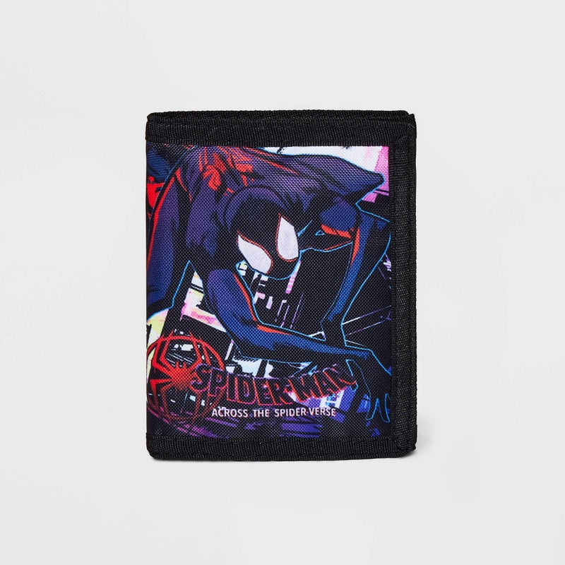 Kids' Spider-Man: Miles Morales Into the Spider-Verse Trifold Wallet - Black