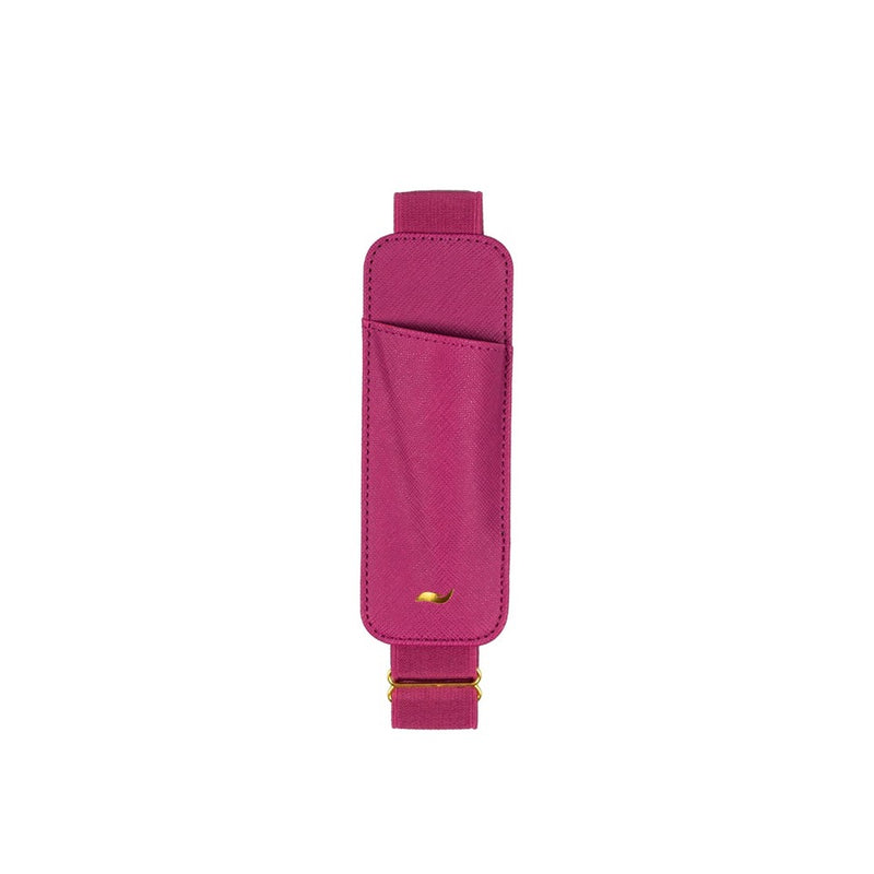 Elevation by Tina Wells Saffiano Vegan Leather Pen Holder Dark Purple