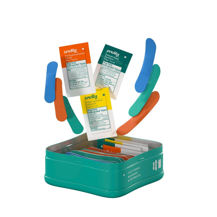 Welly Kid's Human Repari First Aid Bandage Travel Kit - 42ct