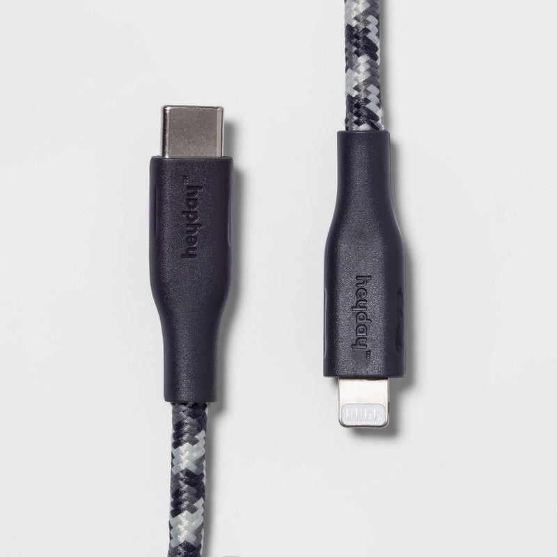 10' Lightning to USB-C Braided Cable - heyday Dusk Blue