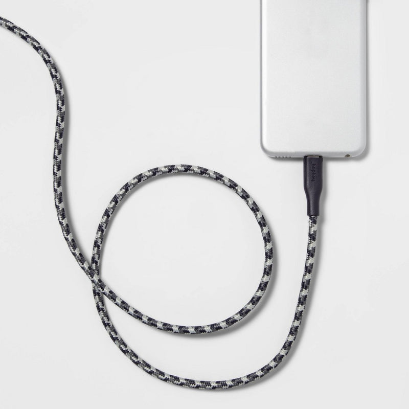 10' Lightning to USB-C Braided Cable - heyday Dusk Blue