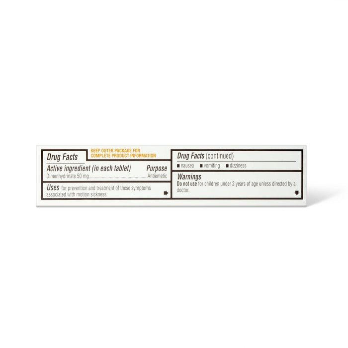 Motion Sickness Relief Tablets - 24ct - up & up