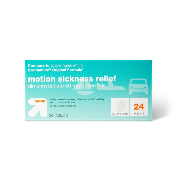 Motion Sickness Relief Tablets - 24ct - up & up