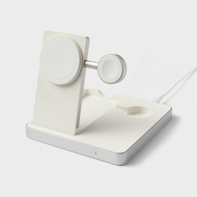 3 in 1 Charger for iPhone Watch and AirPod - heyday White