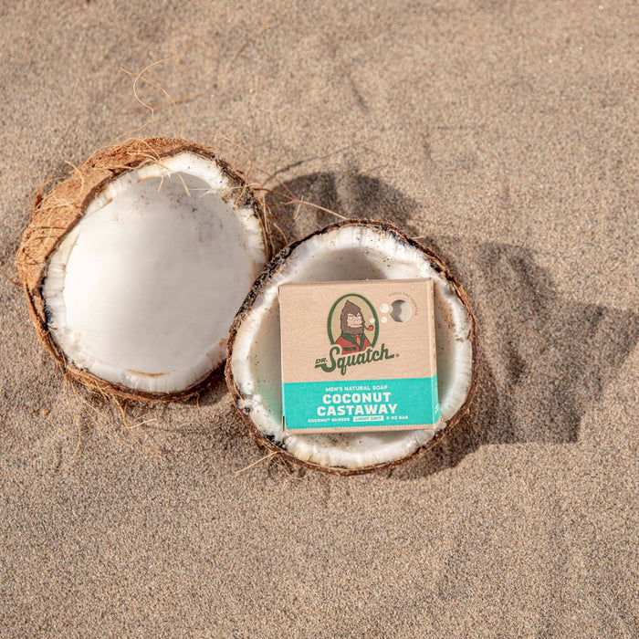 DR. SQUATCH Men's All Natural Bar Soap - Coconut Castaway - 5oz