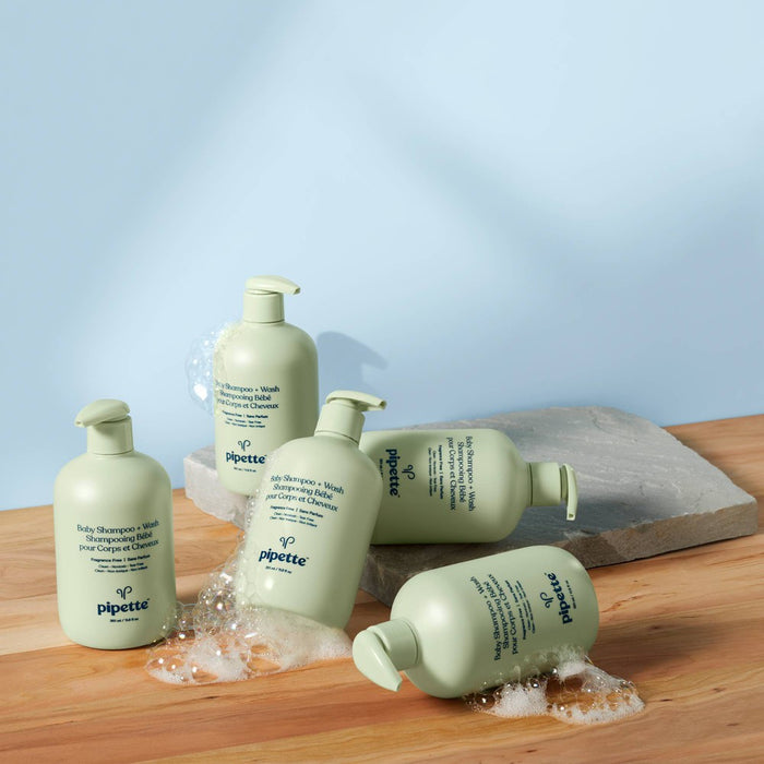 Pipette Baby Shampoo + Wash Rose + Geranium - 11.8 fl oz