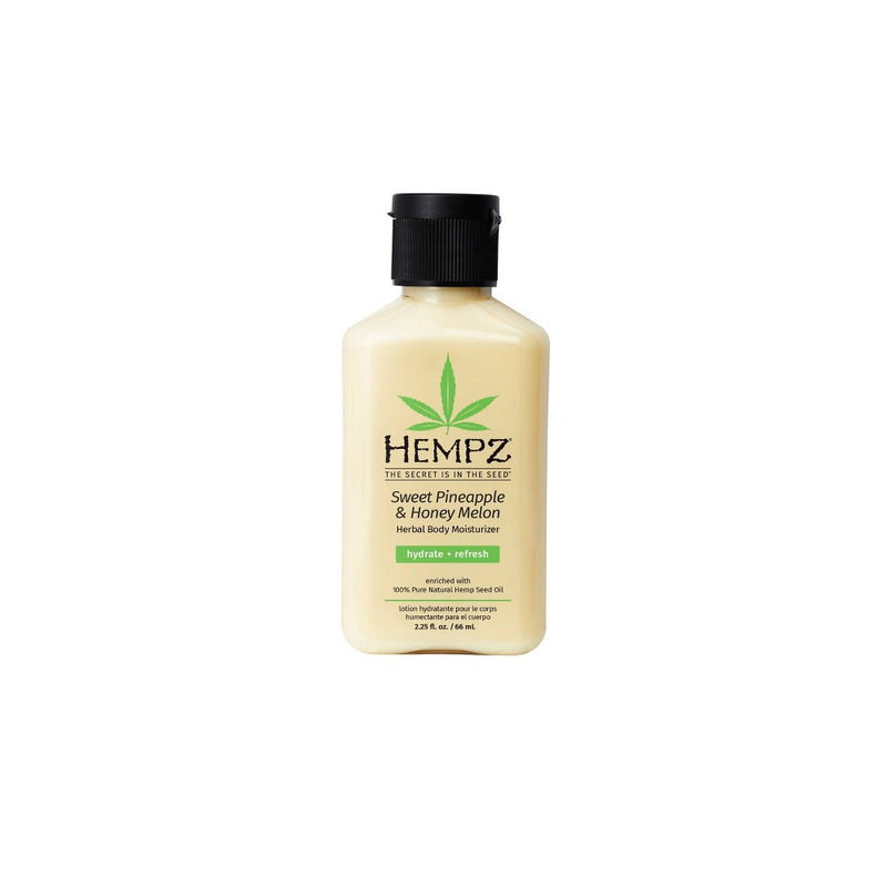Hempz Herbal Body Lotion - Hydrating Sweet Pineapple and Honey Melon - 2.25 fl oz