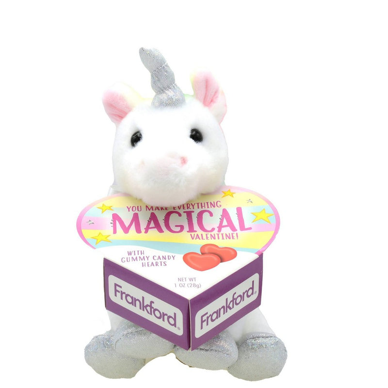 Unicorn Plush Valentine's Day Heart Box - 1oz