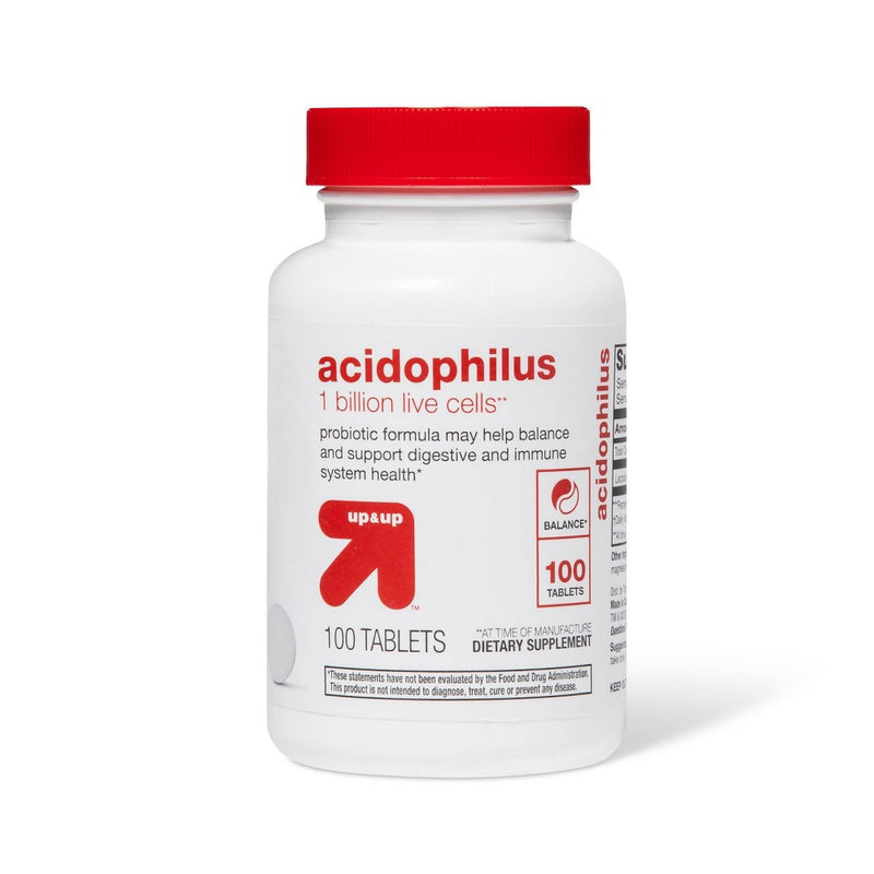 Acidophilus 1 Billion Active Cells Probiotic Tablets 100ct - up & up