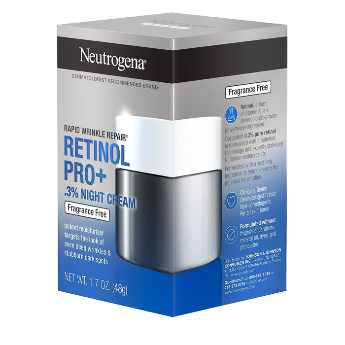 Neutrogena Rapid Wrinkle Repair Pro + 0.3% Night Cream - 1.7 fl oz