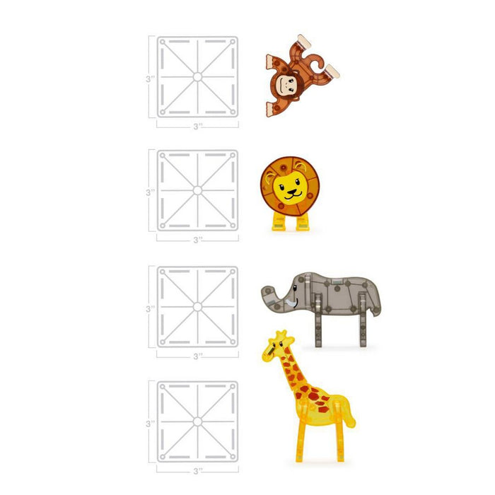 MAGNA-TILES Safari Animals