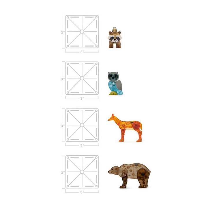 MAGNA-TILES Forest Animals