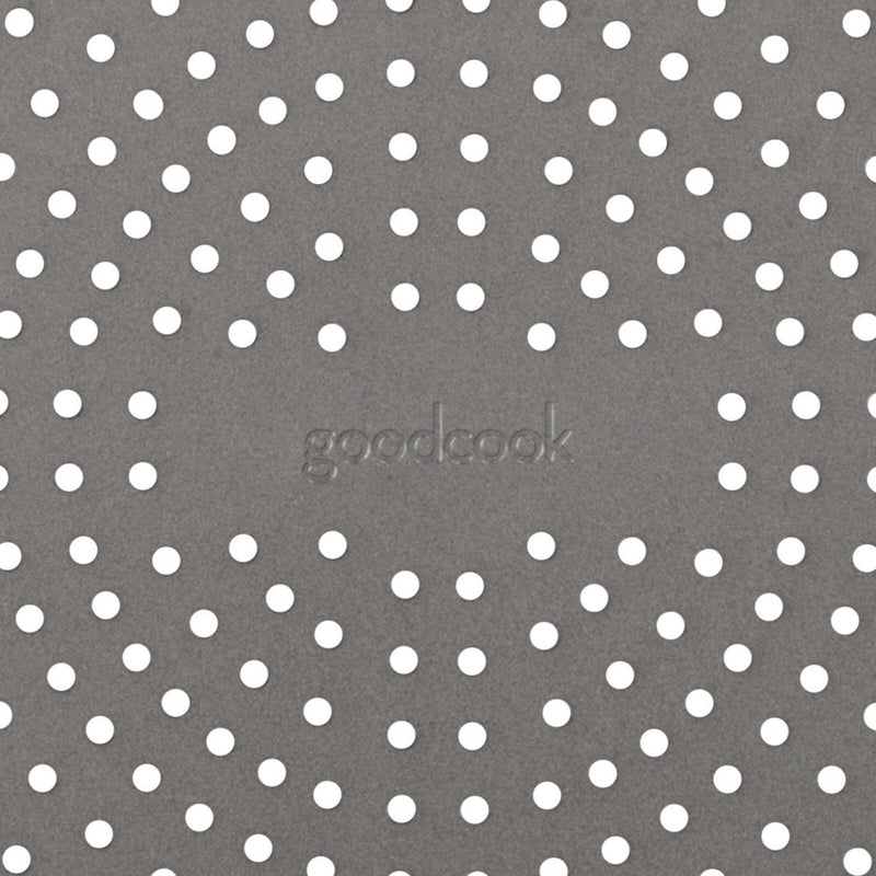 GoodCook 15.75" Large Nonstick Carbon Steel Ready Air Perfect Pizza Pan Gray
