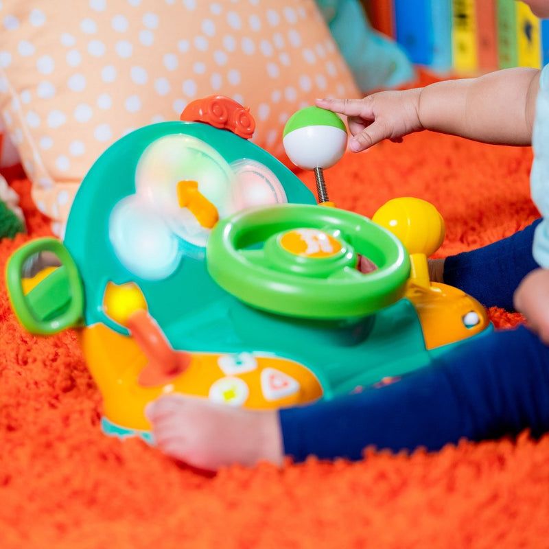 Bright Starts Lights & Colors Driver Steering Wheel Baby Toy
