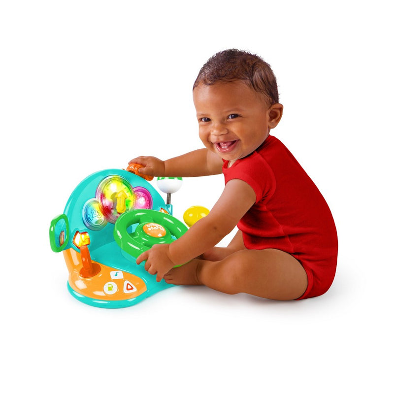 Bright Starts Lights & Colors Driver Steering Wheel Baby Toy